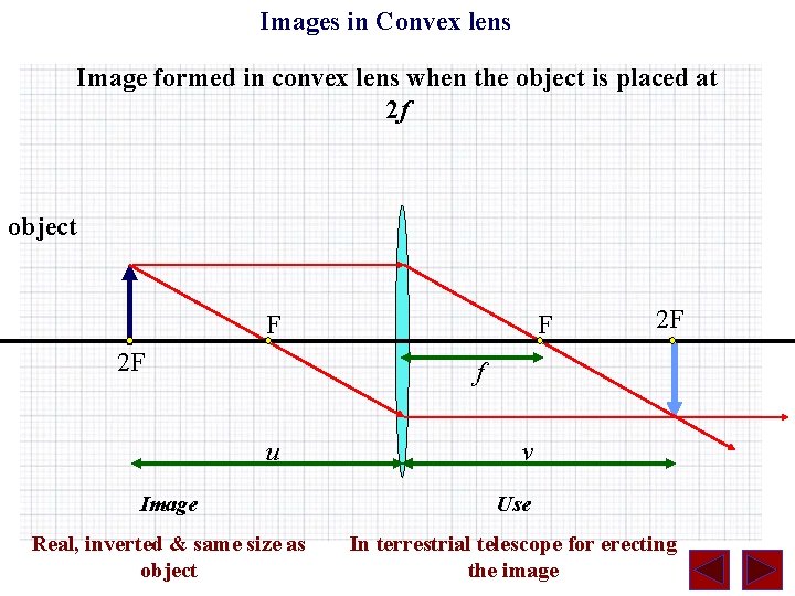 Images in Convex lens Image formed in convex lens when the object is placed