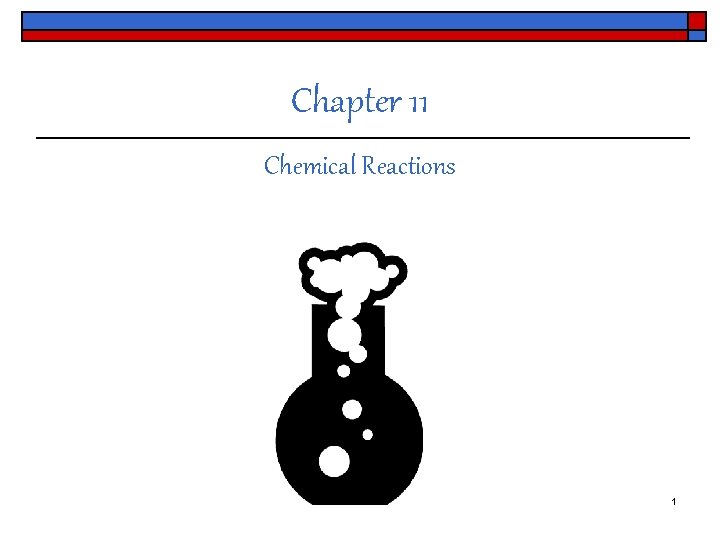 Chapter 11 Chemical Reactions 1 
