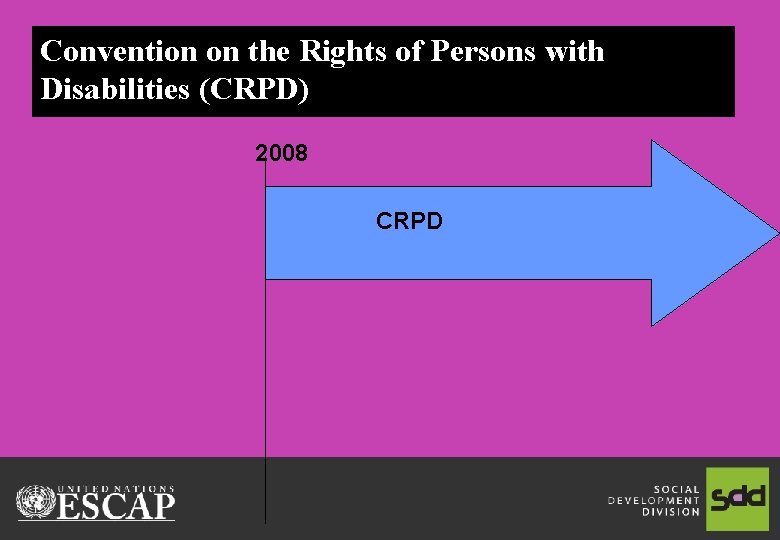 Convention on the Rights of Persons with Biwako, MDGs and CRPD Disabilities (CRPD) 2008