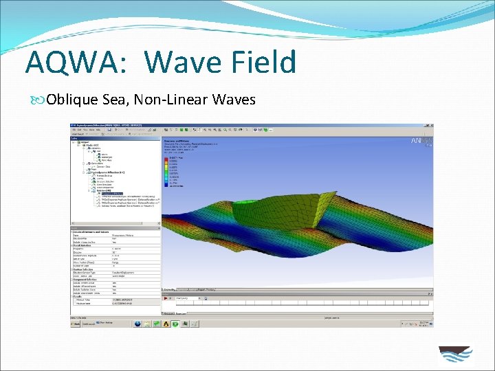 AQWA: Wave Field Oblique Sea, Non-Linear Waves 