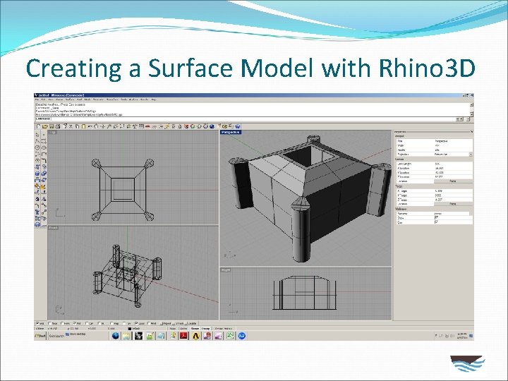 Creating a Surface Model with Rhino 3 D 