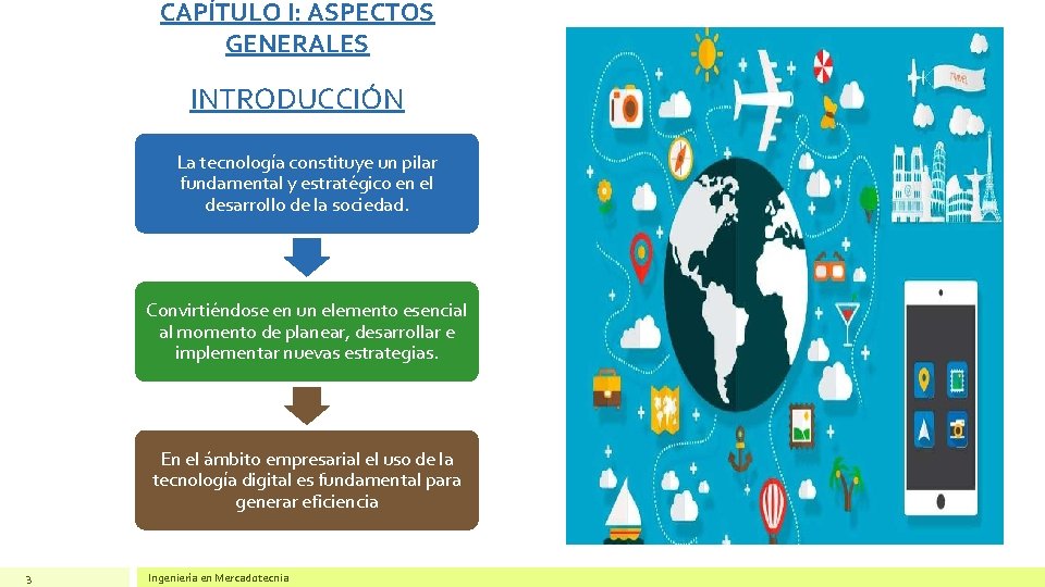 CAPÍTULO I: ASPECTOS GENERALES INTRODUCCIÓN La tecnología constituye un pilar fundamental y estratégico en