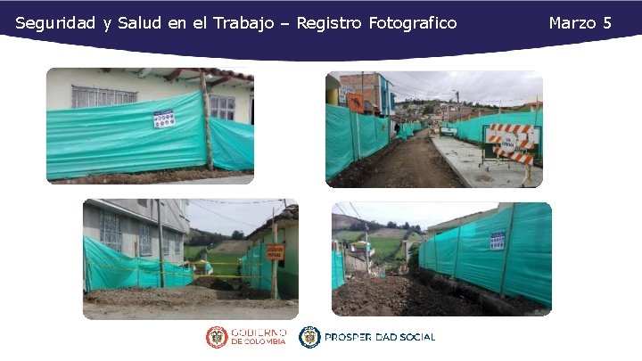 Seguridad y Salud en el Trabajo – Registro Fotografico Marzo 5 