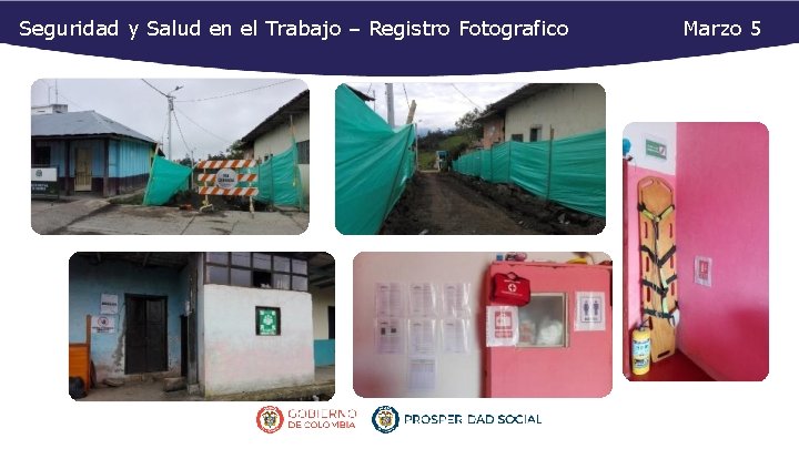 Seguridad y Salud en el Trabajo – Registro Fotografico Marzo 5 