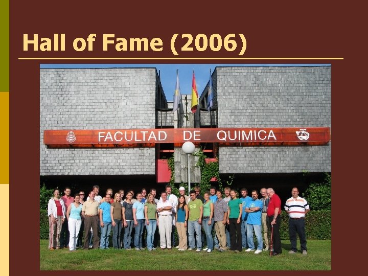 Hall of Fame (2006) 