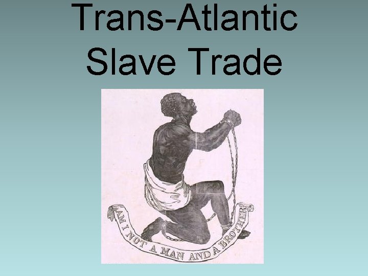 Trans-Atlantic Slave Trade 