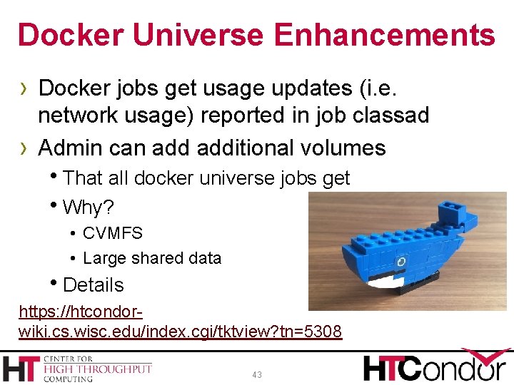 Docker Universe Enhancements › Docker jobs get usage updates (i. e. › network usage)