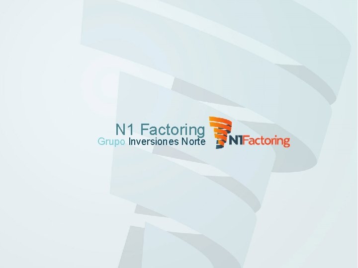N 1 Factoring Grupo Inversiones Norte 