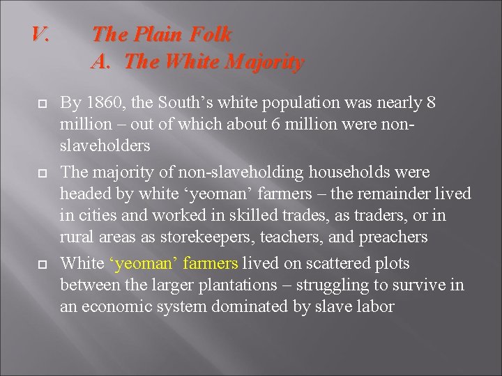 THE SOUTH THE SLAVERY CONTROVERSY 1793 1860 Chapter