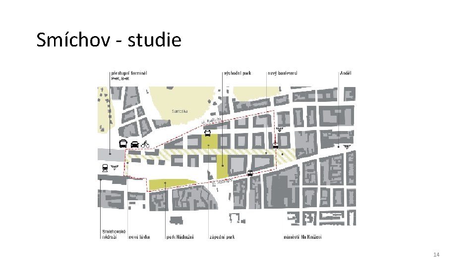 Smíchov - studie 14 