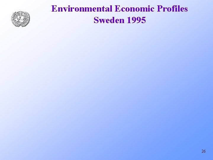 Environmental Economic Profiles Sweden 1995 26 