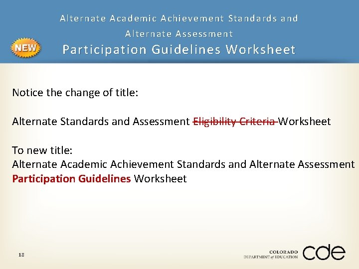 Alternate Aca dem ic Achievement Standards a nd Acade mic Al Altteerrnate Assessment Participation