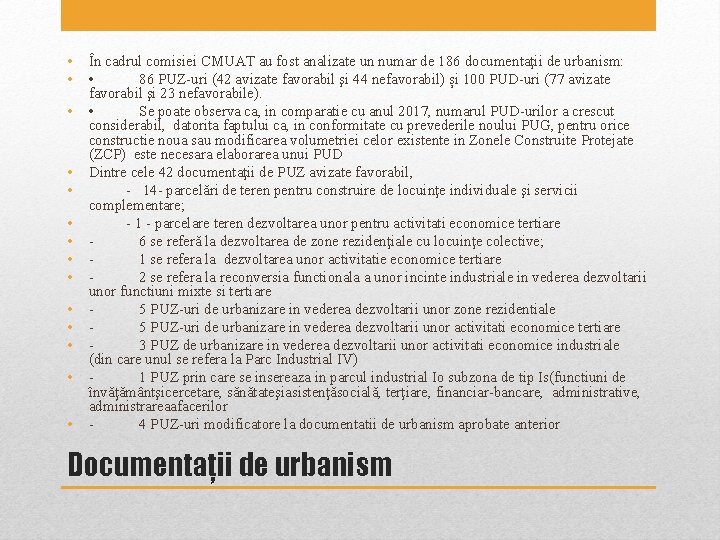 • • • • În cadrul comisiei CMUAT au fost analizate un numar • • • • În cadrul comisiei CMUAT au fost analizate un numar