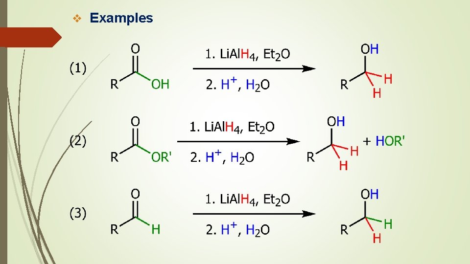 v Examples 