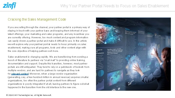Why Your Partner Portal Needs to Focus on Sales Enablement Cracking the Sales Management