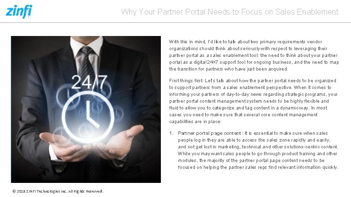 Why Your Partner Portal Needs to Focus on Sales Enablement With this in mind,