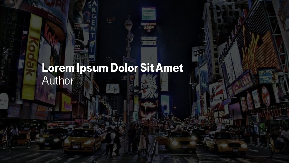 Lorem Ipsum Dolor Sit Amet Author 