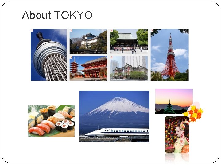 About TOKYO 