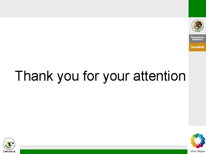 Thank you for your attention Thank you for your attention