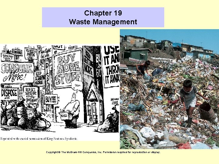 Chapter 19 Waste Management Copyright The Mc GrawHill
