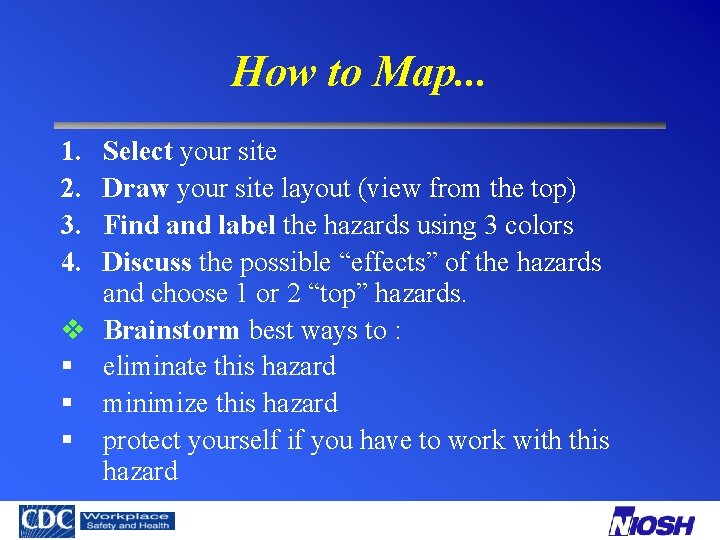 How to Map. . . 1. 2. 3. 4. Select your site Draw your