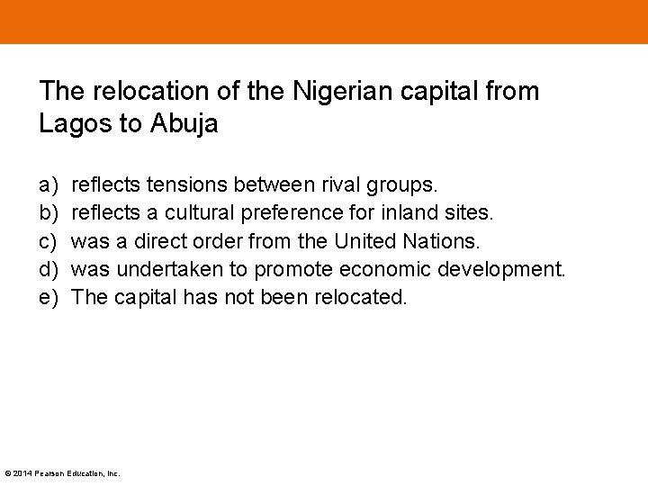 Chapter 5 Clickers The Cultural Landscape Eleventh Edition