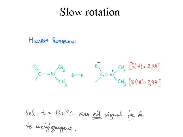 Slow rotation 