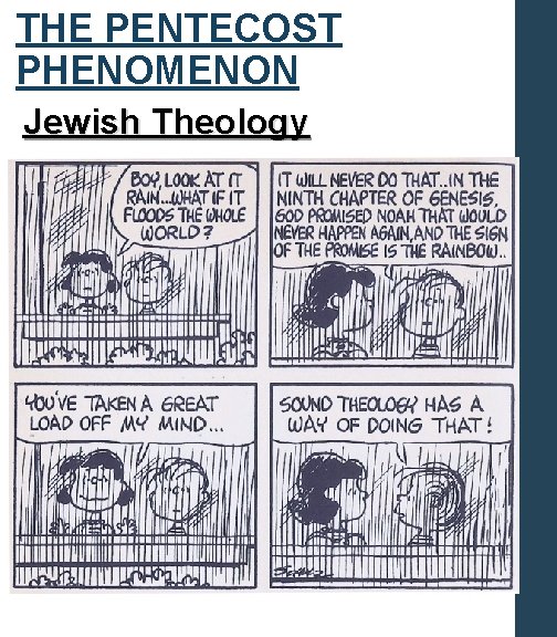 THE PENTECOST PHENOMENON Jewish Theology 