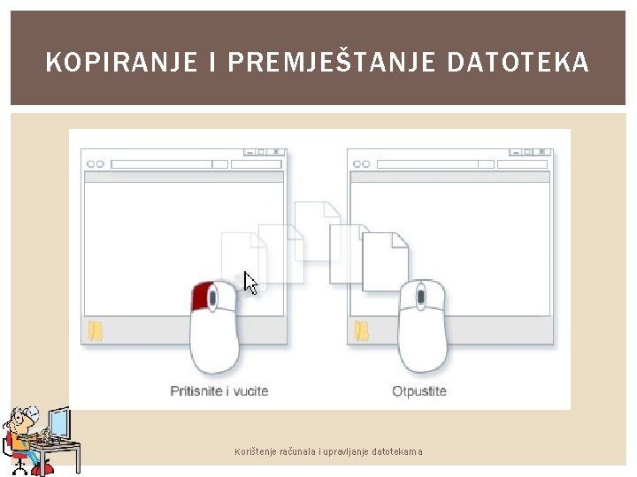 KOPIRANJE I PREMJEŠTANJE DATOTEKA Korištenje računala i upravljanje datotekama 