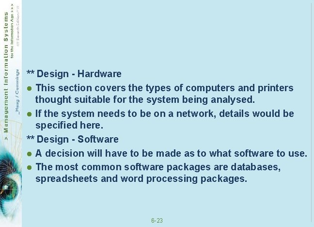 ** Design - Hardware l This section covers the types of computers and printers ** Design - Hardware l This section covers the types of computers and printers