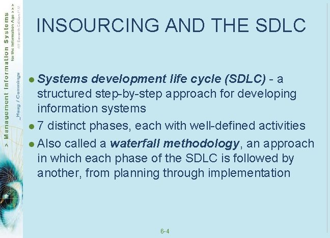 Chapter 6 SYSTEMS DEVELOPMENT Phases Tools and Techniques