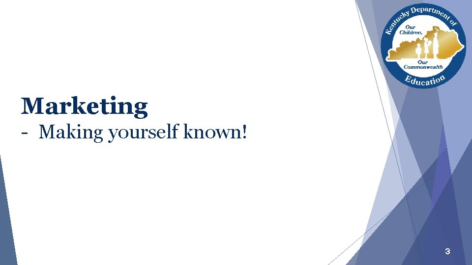 Marketing - Making yourself known! 3 