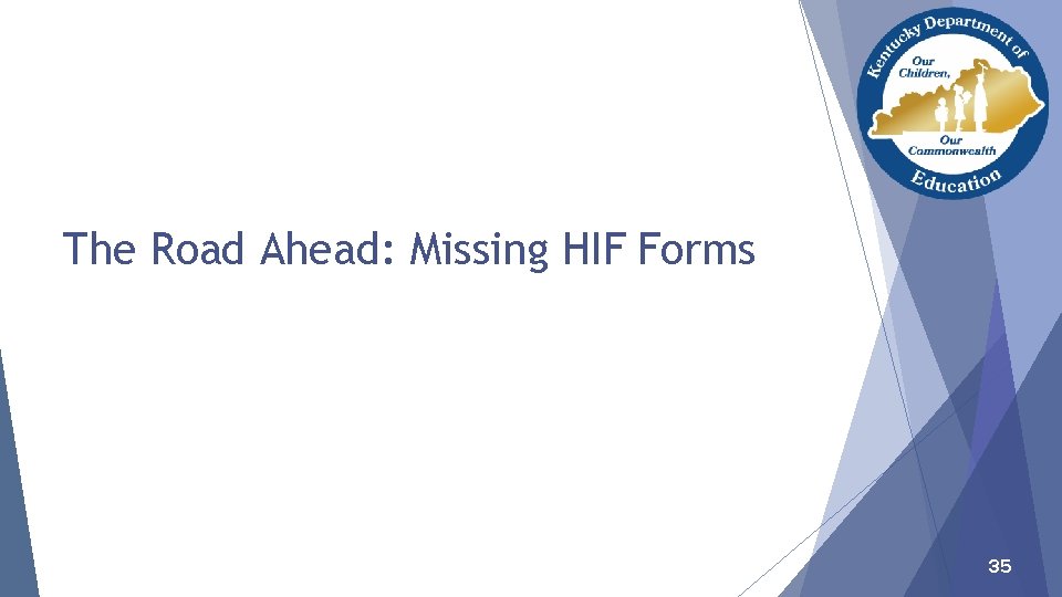 The Road Ahead: Missing HIF Forms 35 