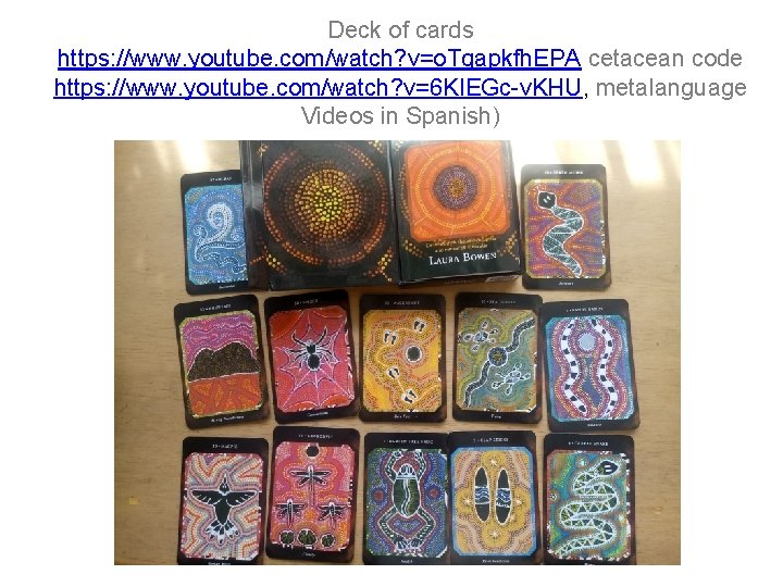 Deck of cards https: //www. youtube. com/watch? v=o. Tgapkfh. EPA cetacean code https: //www. Deck of cards https: //www. youtube. com/watch? v=o. Tgapkfh. EPA cetacean code https: //www.