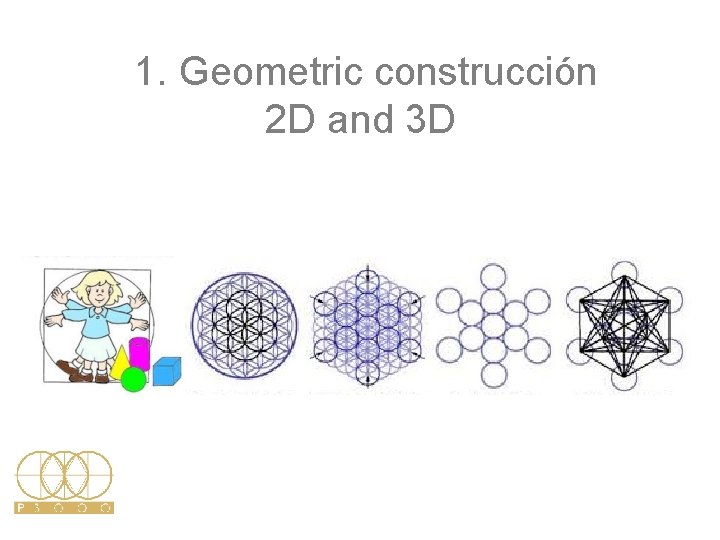 1. Geometric construcción 2 D and 3 D 1. Geometric construcción 2 D and 3 D