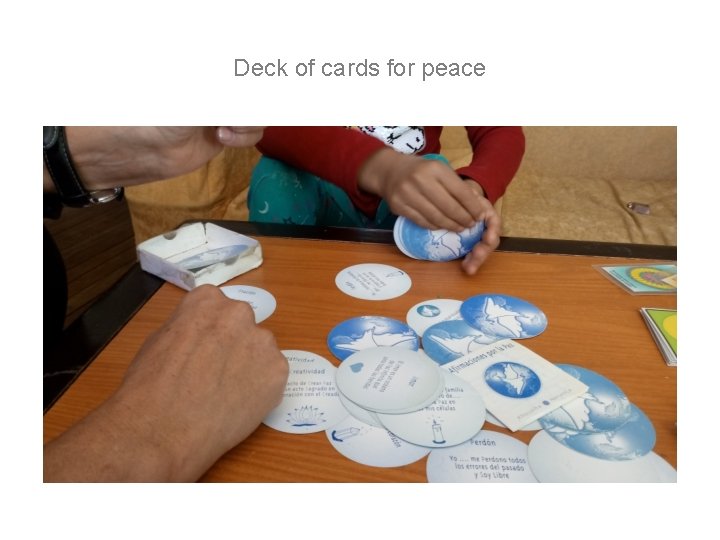 Deck of cards for peace Deck of cards for peace