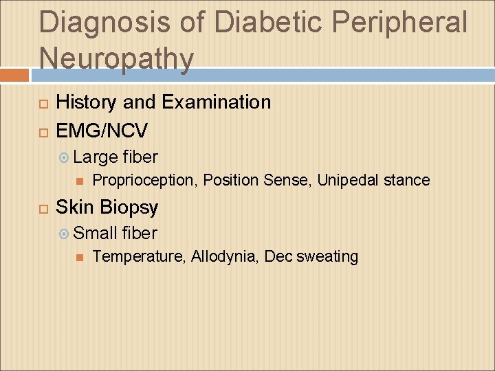 proprioception diabetic neuropathy
