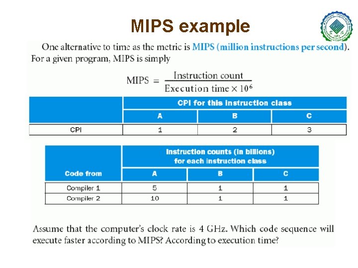 MIPS example 