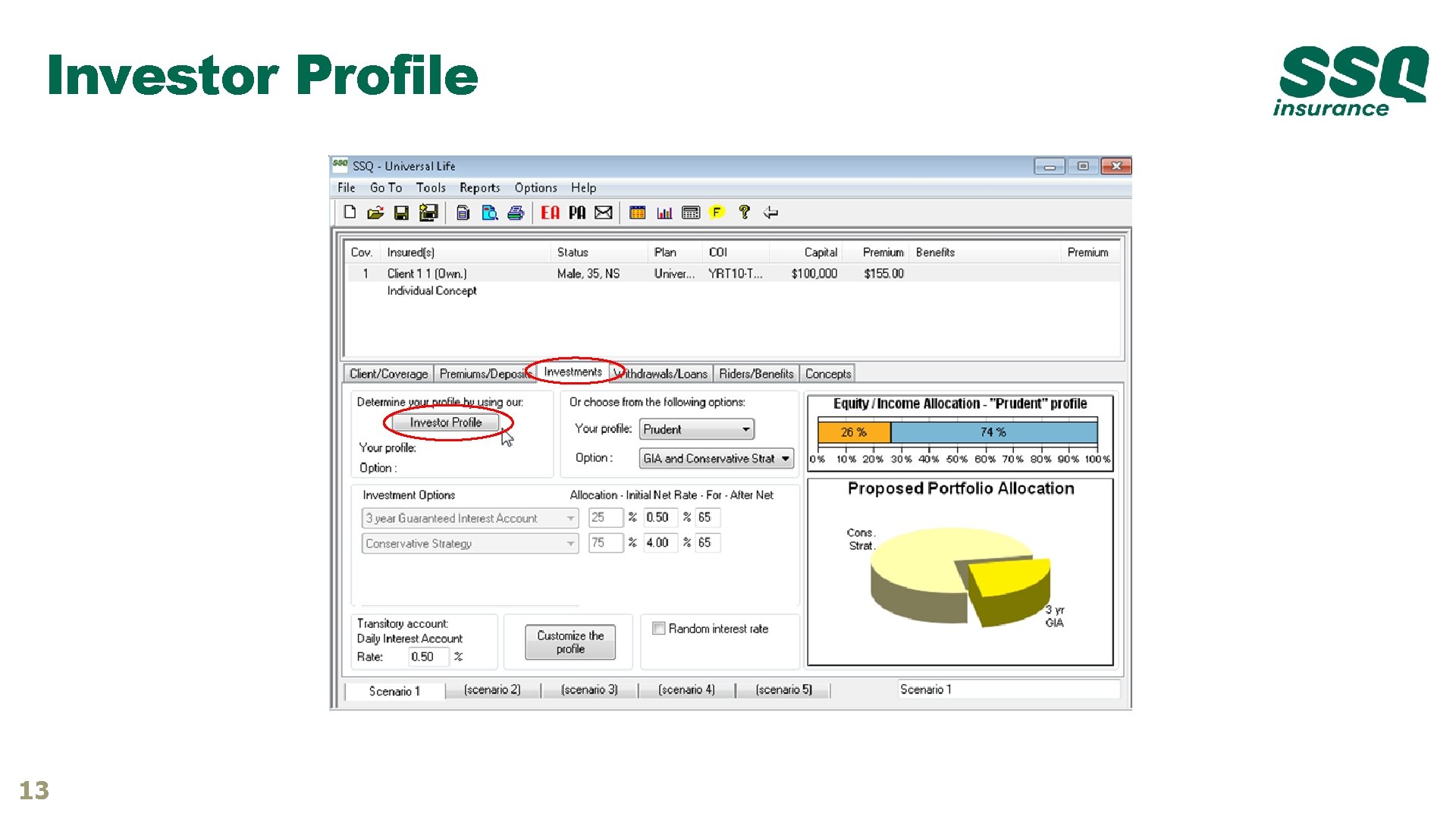 Investor Profile 13 Investor Profile 13