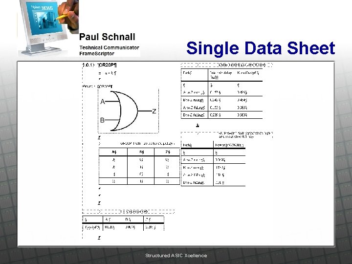 Single Data Sheet Structured ASIC Xcellence 
