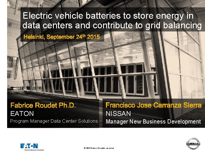 Electric vehicle batteries to store energy in data centers and contribute to grid balancing