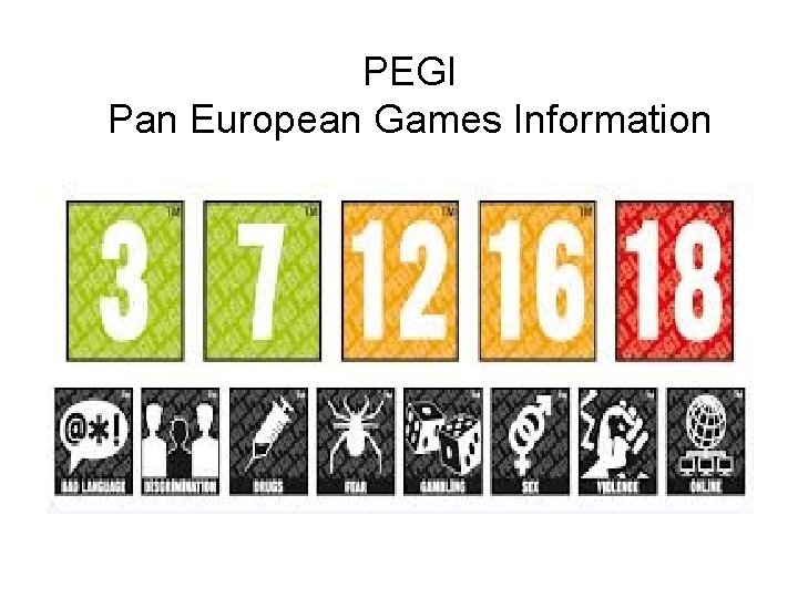 PEGI Pan European Games Information 