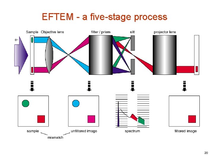 EFTEM - a five-stage process 20 EFTEM - a five-stage process 20