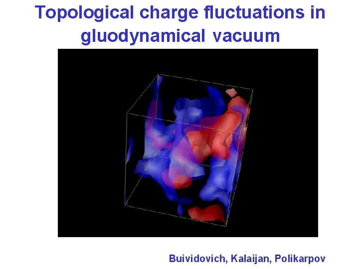 Topological charge fluctuations in gluodynamical vacuum Buividovich, Kalaijan, Polikarpov 