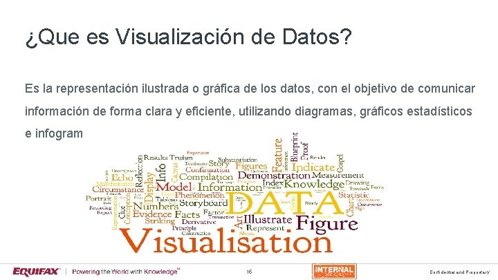 ¿Que es Visualización de Datos? Es la representación ilustrada o gráfica de los datos,