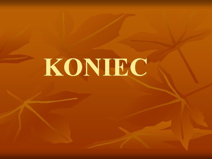 KONIEC 