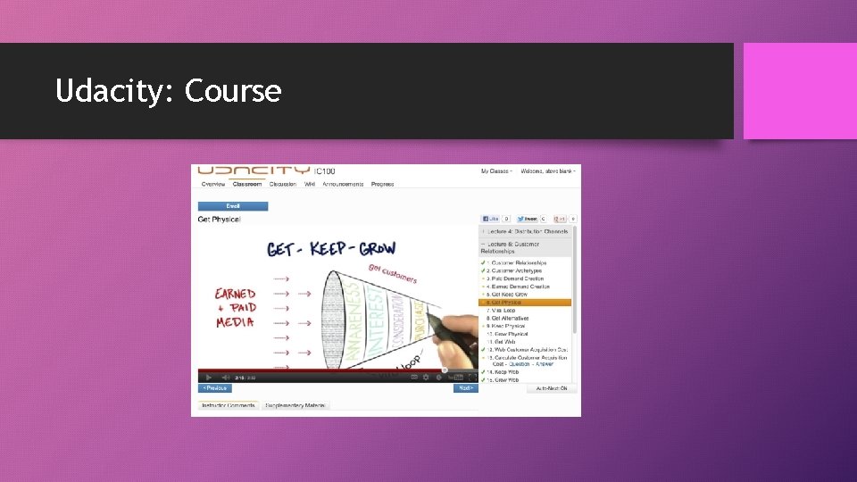 Udacity: Course 