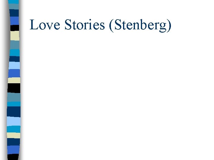 Love Stories (Stenberg) 