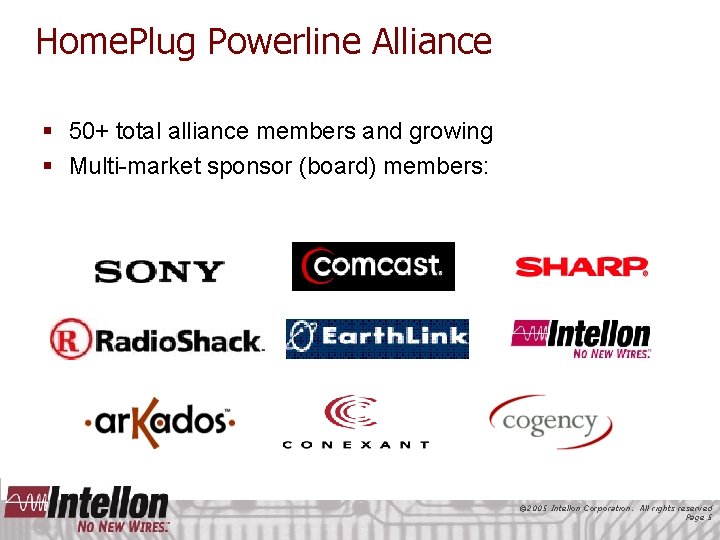 Home. Plug Powerline Alliance § 50+ total alliance members and growing § Multi-market sponsor