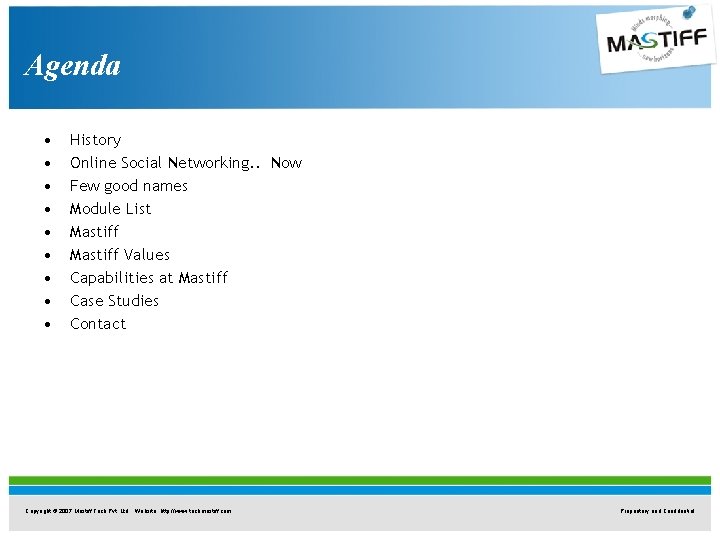 Agenda • • • History Online Social Networking. . Now Few good names Module Agenda • • • History Online Social Networking. . Now Few good names Module